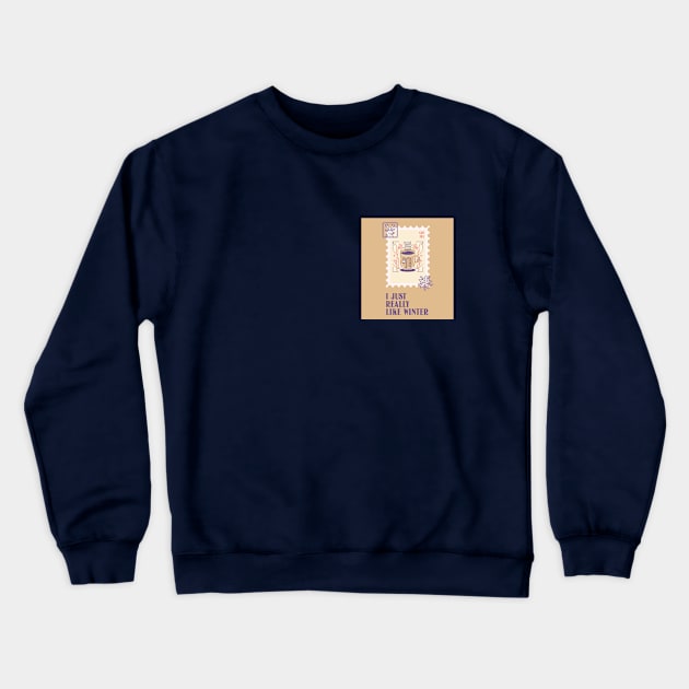 Winter coffe Crewneck Sweatshirt by Desingtshirt